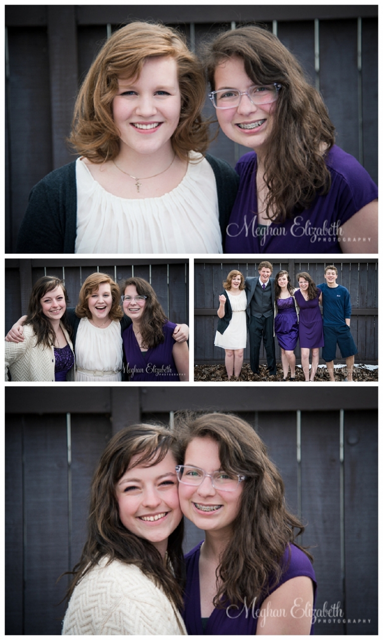 Senior Graduation Photos with Friends Purple 
