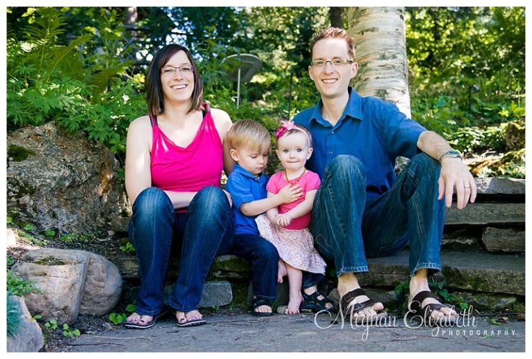 Family Photos at Reader Rock Garden 