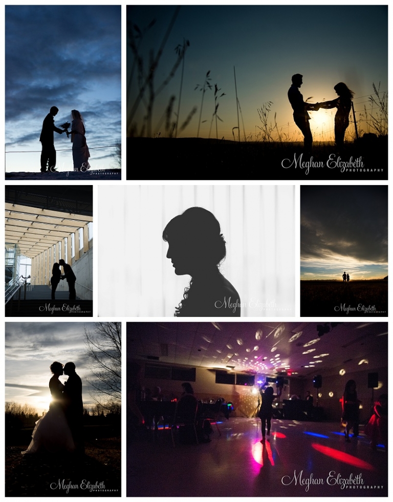silhouette Calgary Wedding Photography