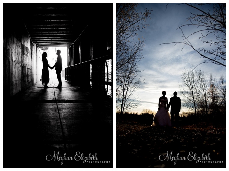 silhouette Calgary Wedding Photography