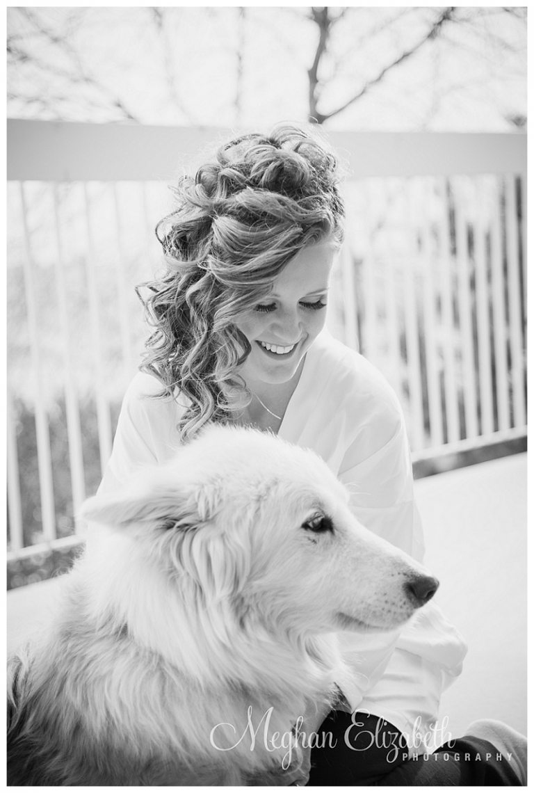 Bride with her Dog Calgary