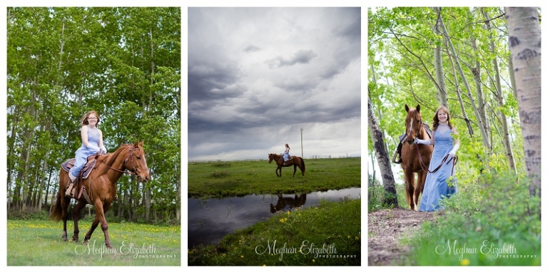 Graduatoin Portraits with horse Calgary