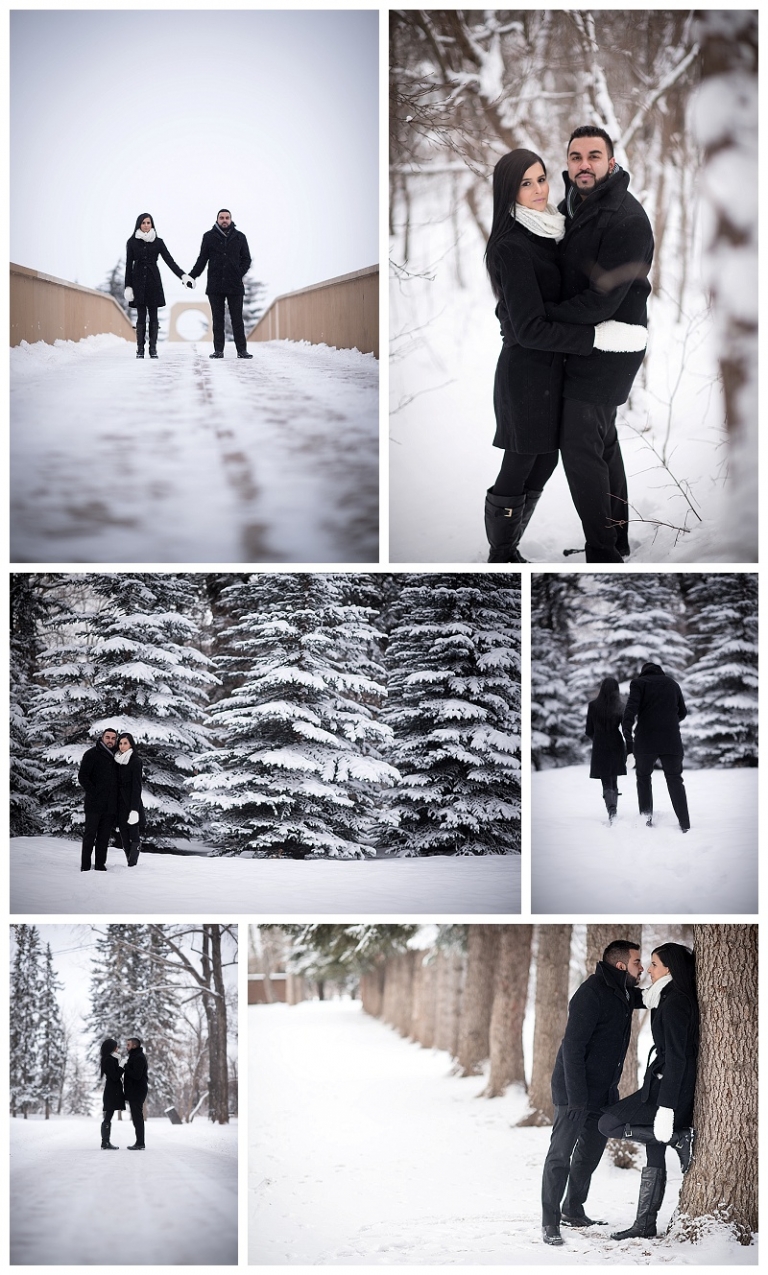 Calgary Winter Engagement Photos