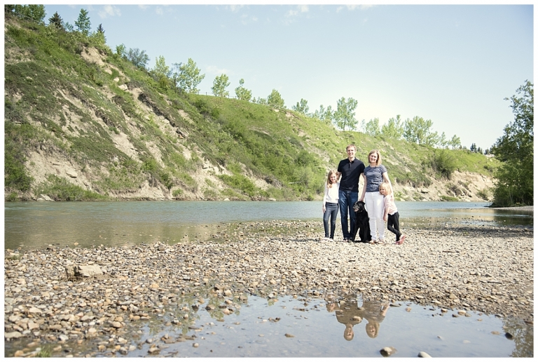 Elbow River calgary family photography session With Meghan Elizabeth Photography 