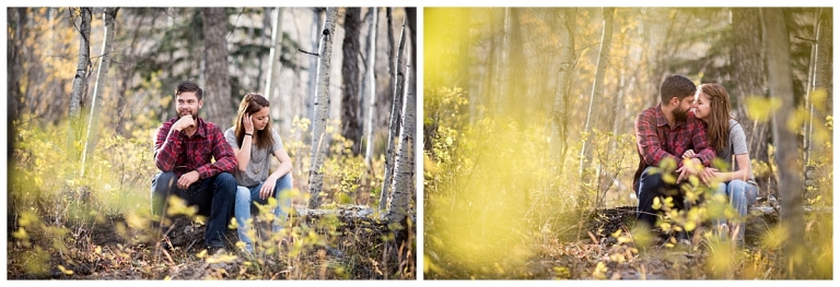 Fall adventure mountain engagement with meghan elizabeth Photography